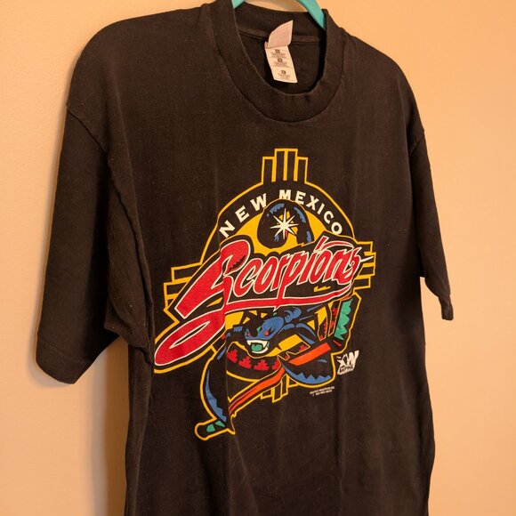 New Mexico Scorpions inaugural season t-shirt hockey XL EUC - Picture 2 of 12